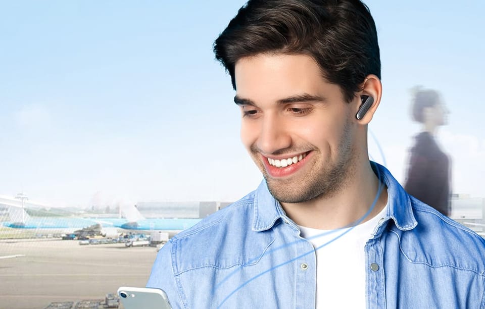 Słuchawki TWS EarFun Air 2 NC ANC Czarne