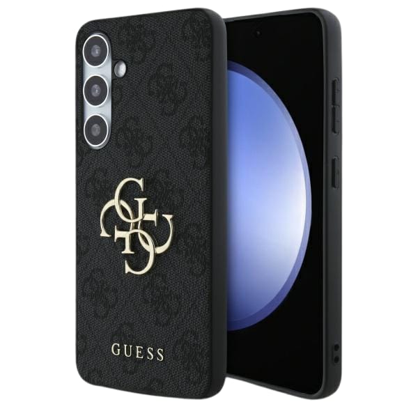 Guess GUHCS24FE4GMGGR S24 FE S721         szary/grey hardcase 4G Big Metal Logo