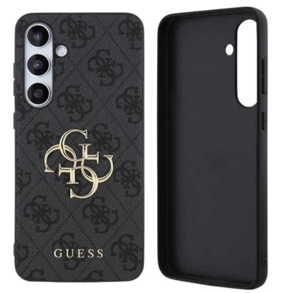 Guess GUHCS24FE4GMGGR S24 FE S721         szary/grey hardcase 4G Big Metal Logo