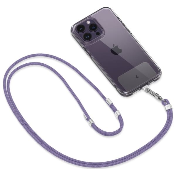 Spigen Universal Strap Set Crossbody &    Wrist zestaw smyczy do telefonu fioletowy/deep purple AFA08363