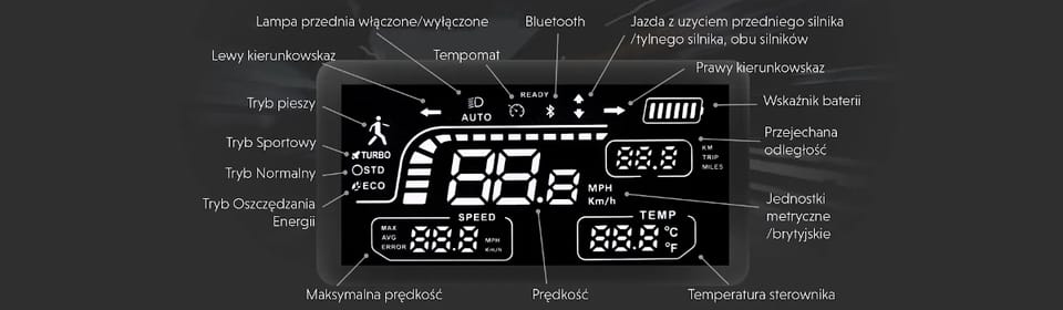 Hulajnoga elektryczna RUPTOR R3 V3 Miedziany