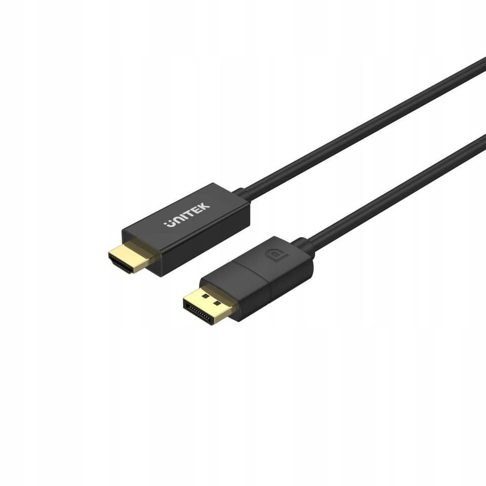 UNITEK ADAPTER KABEL DP 1.2 - HDMI, 4K 60HZ, 1,9M