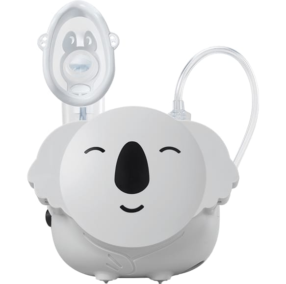 FLAEM KOALA Inhalator dziecięcy z nebulizatorem RF7, 3 maski, certyfikat TÜV