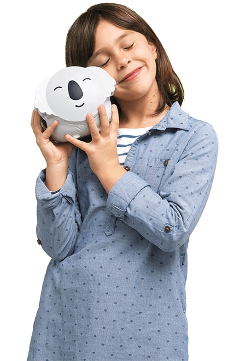 FLAEM KOALA Inhalator dziecięcy z nebulizatorem RF7, 3 maski, certyfikat TÜV