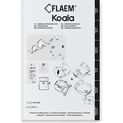 FLAEM KOALA Inhalator dziecięcy z nebulizatorem RF7, 3 maski, certyfikat TÜV
