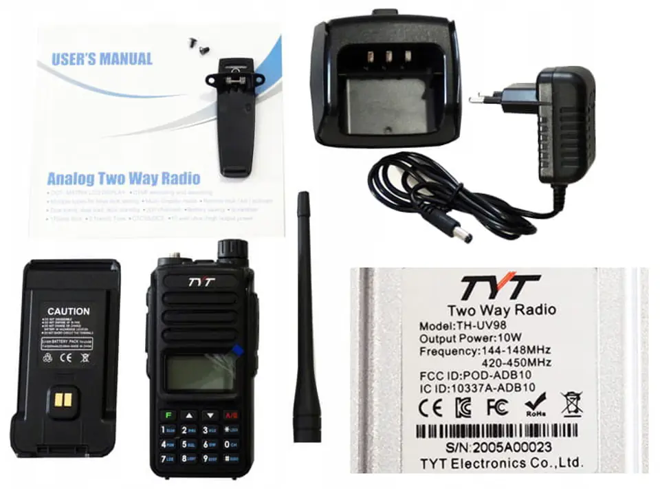 Radiotelefon VHF/UHF TYT TH-UV98 10W