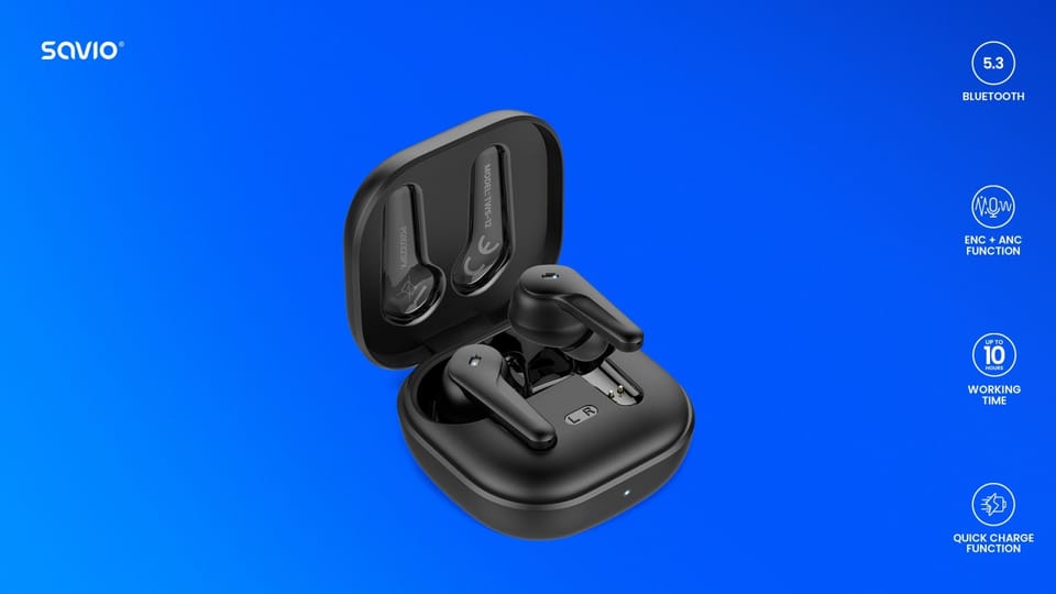 Wireless earphones bluetooth 5.3 with microphones TWS12