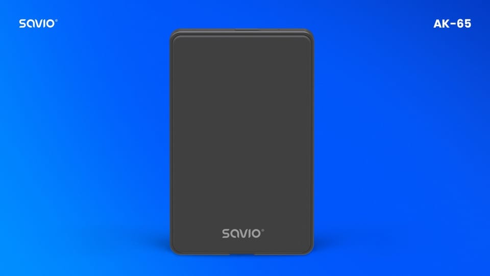 SAVIO ZEWNĘTRZNA OBUDOWA NA DYSK HDD/SDD 2,5", USB 3.0, AK-65