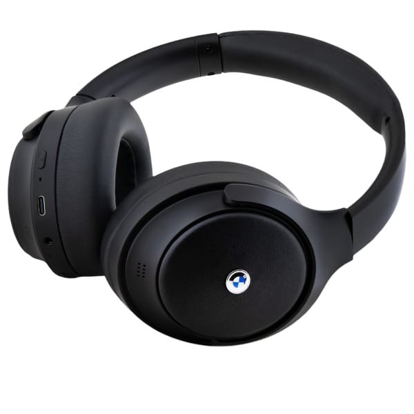 BMW słuchawki nauszne Bluetooth ANC      BMBHKL601SSLVK czarny/black Metal Logos