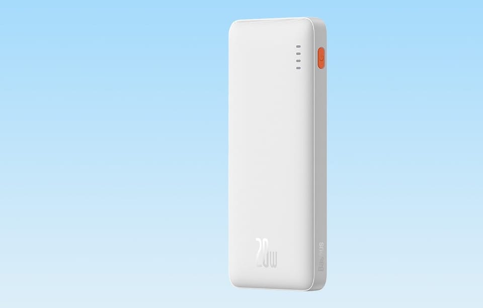 Powerbank Baseus Airpow 10000mAh 20W (biały)