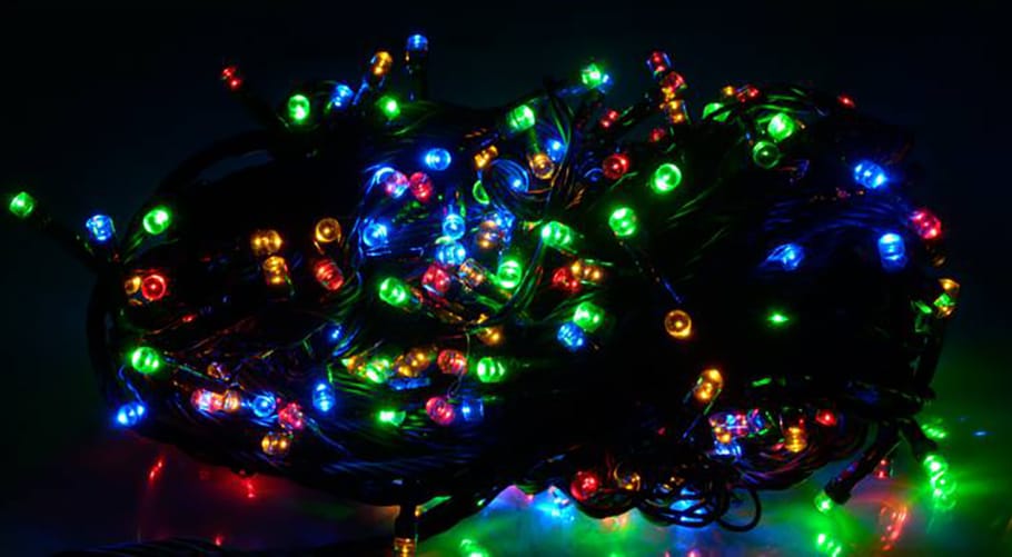 Lampki choinkowe RGB multikolor (100 LED, 5.5 m)