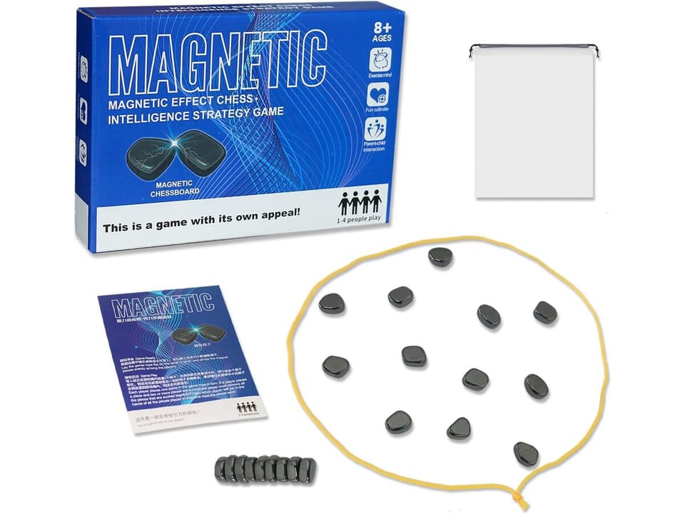 Gra Szachy Kamienie Magnetyczne Planszowa, Magnetyczna Gra Strategiczna, Magnetic Chess