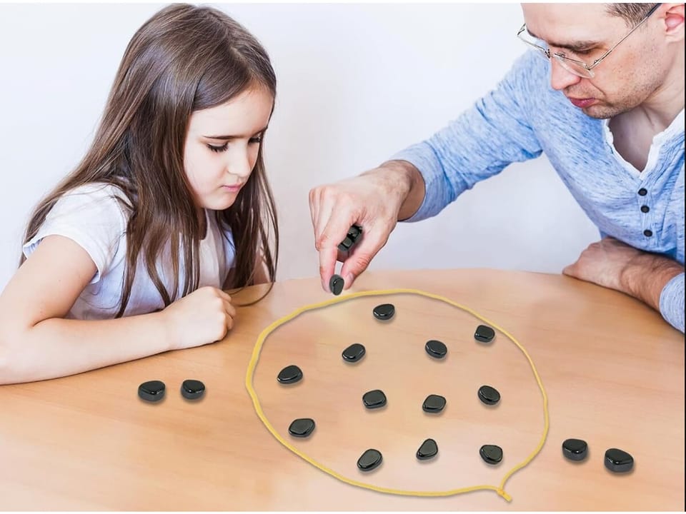 Gra Szachy Kamienie Magnetyczne Planszowa, Magnetyczna Gra Strategiczna, Magnetic Chess