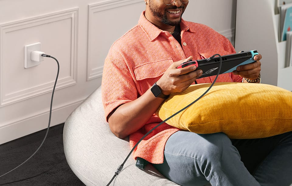 Przedłużacz USB 3.2 Ugreen US372 męski USB-C do żeński USB-C Gen 2 0,5m (czarny)