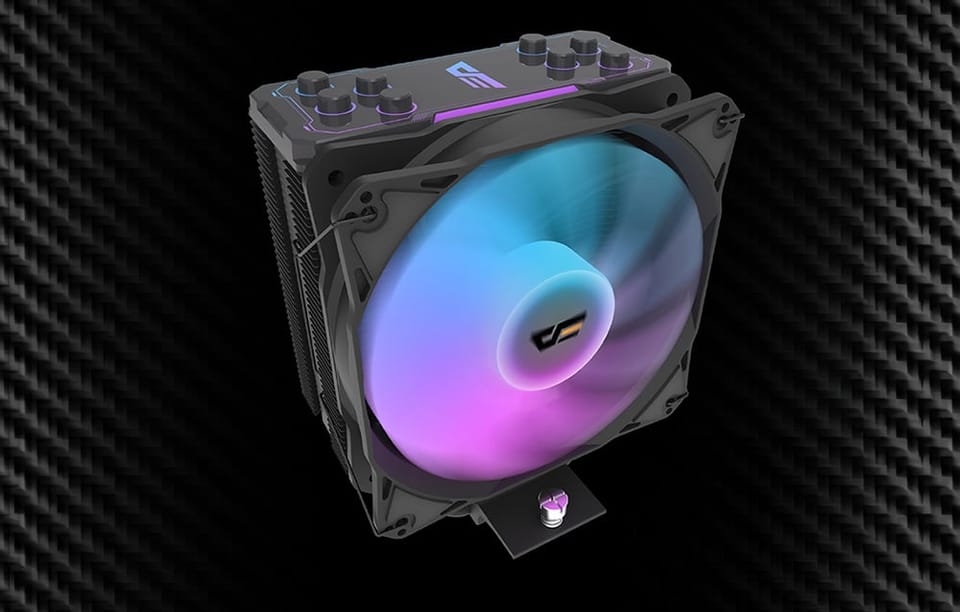Chłodzenie aktywne do procesora Darkflash Z4 PRO MIST (czarny)
