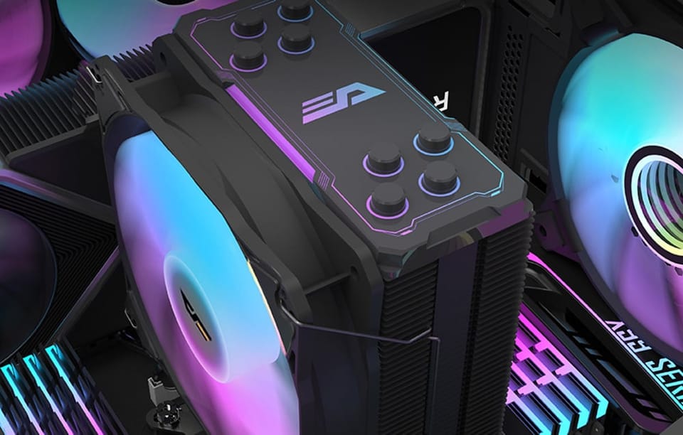 Chłodzenie aktywne do procesora Darkflash Z4 PRO MIST (czarny)