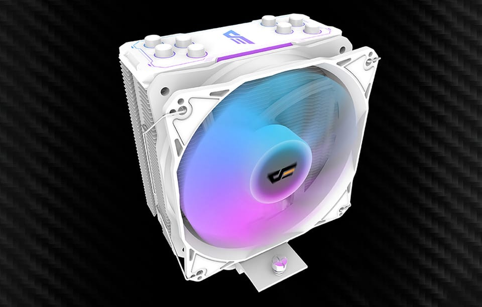 Chłodzenie aktywne do procesora Darkflash Z4 PRO MIST (biały)