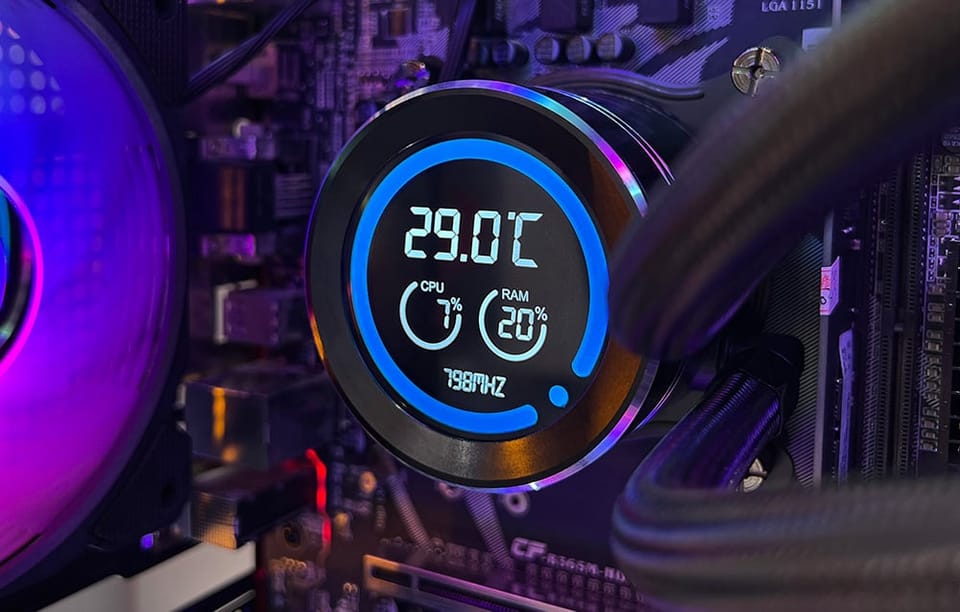 Chłodzenie wodne do procesora Darkflash DN-D240 (biały)