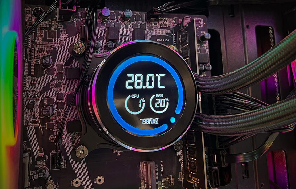 Chłodzenie wodne do procesora Darkflash DN-D240 (biały)