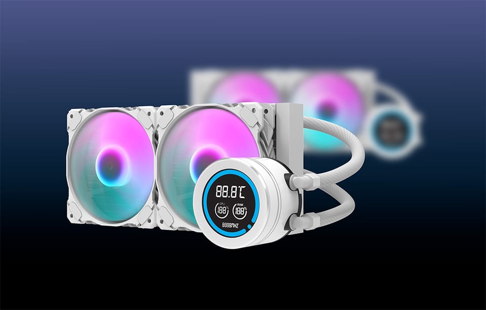 Chłodzenie wodne do procesora Darkflash DN-D240 (biały)
