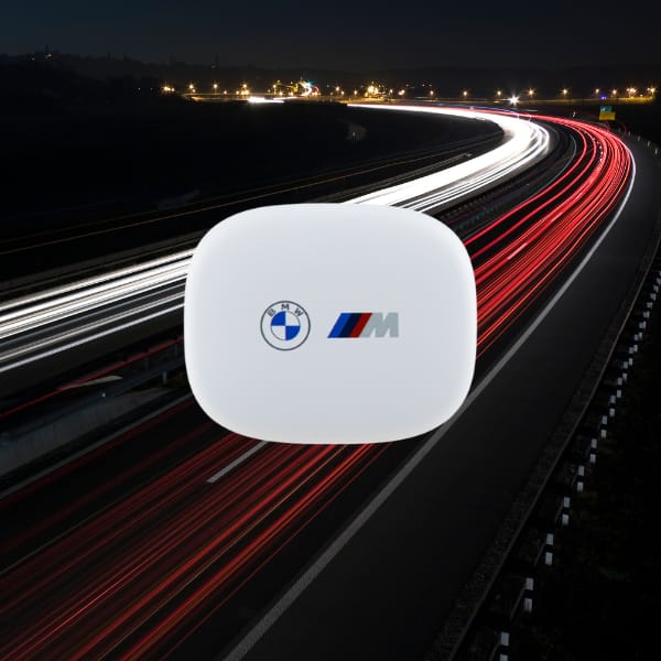 BMW słuchawki Bluetooth BMBEMIATP20LOH   TWS + stacja dokująca biały/white Printed Logos