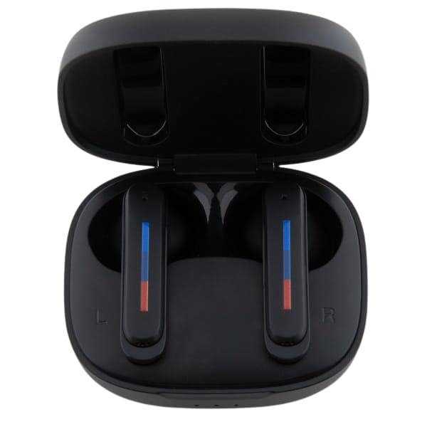 BMW słuchawki Bluetooth BMBEMIATP20LOK   TWS + stacja dokująca czarny/black Printed Logos