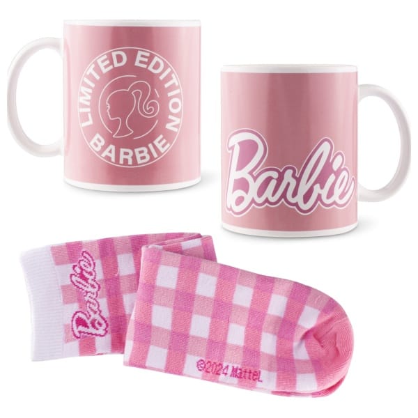 Coriex Zestaw prezentowy Barbie -  kubek ze skarpetkami set1 10745