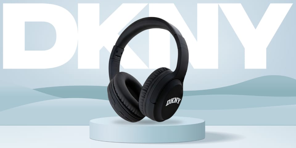 DKNY słuchawki nauszne Bluetooth          DKBH3DNYAK czarny/black Arch Logo