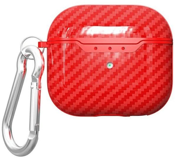 Beline AirPods Carbon Cover Air Pods 4czerwony /red