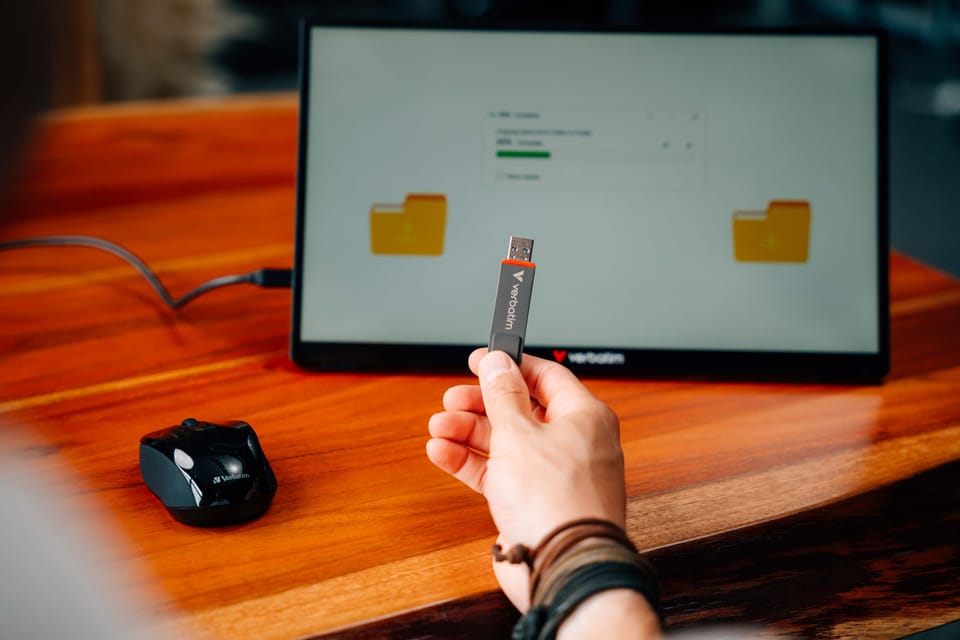Verbatim Pendrive 128GB USB-A/USB-C Dual  QuickStick 32040