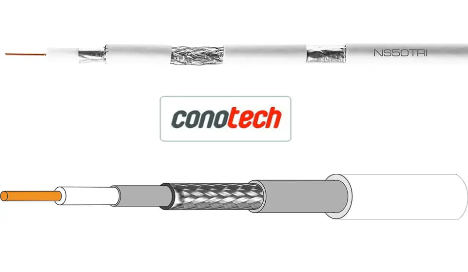 Potrójnie ekranowany kabel koncentryczny