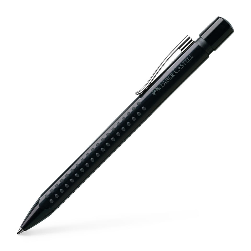 Długopis automatyczny GRIP 2010 czarny, wkład M niebieski 243999 Faber-Castell