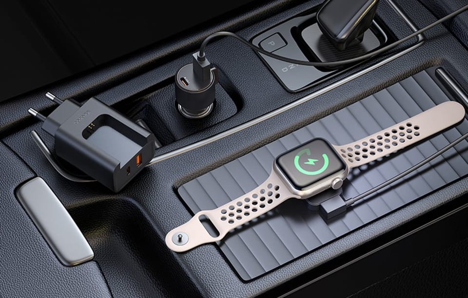Ładowarka 2w1 USB-C+A McDodo CH-3700 30W, czarna