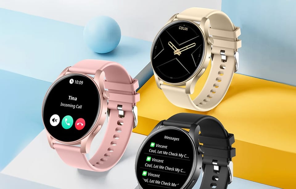 Smartwatch Colmi V73 (złoty)