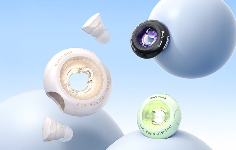 Słuchawki bezprzewodowe TWS Vention NBRG0 Earbuds T17 (zielone)