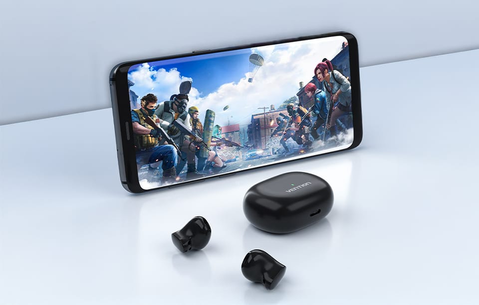 Słuchawki bezprzewodowe TWS Vention NBLW0 Earbuds T12 (Białe)
