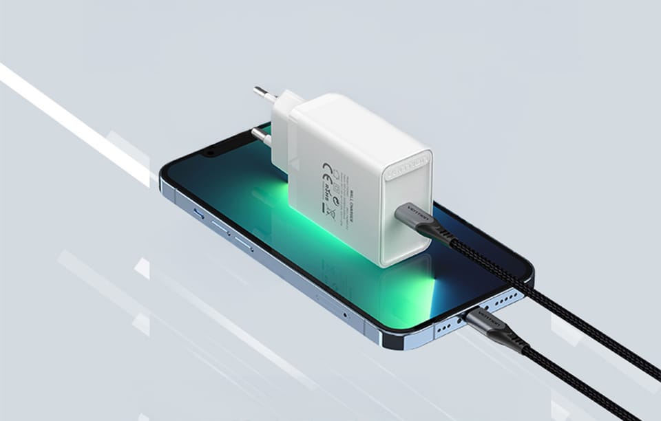 Ładowarka sieciowa Vention FAIW0-EU USB-C 30W (biała)