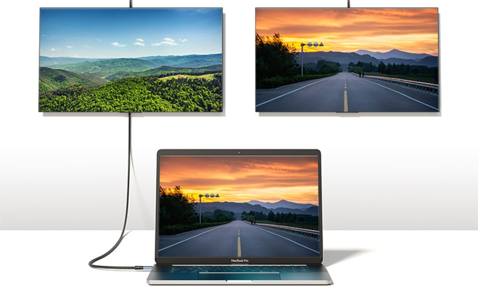 Kabel USB-C do USB-C 240W Vention TAVHF USB 4.0 5A 1m 40Gbps (szary)