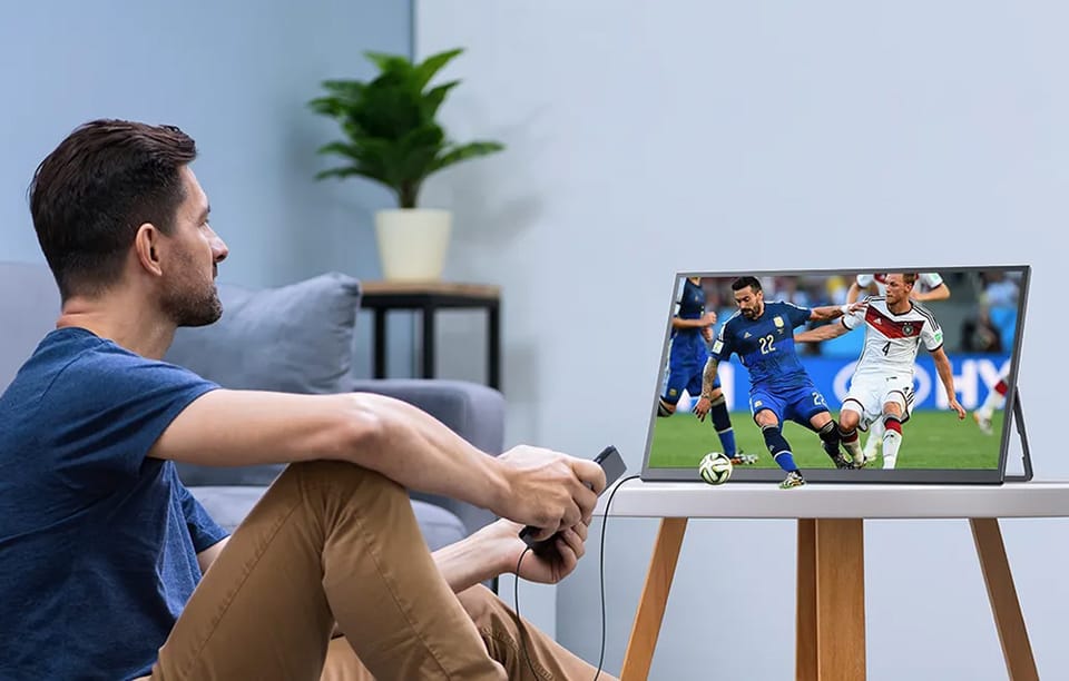 Przenośny monitor Uperfect UXbox E4 M185T08 18'' 1920x1080 120Hz