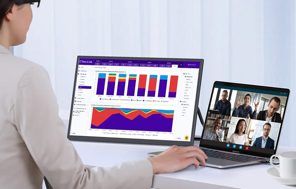 Przenośny monitor Uperfect UXbox E4 M185T08 18'' 1920x1080 120Hz