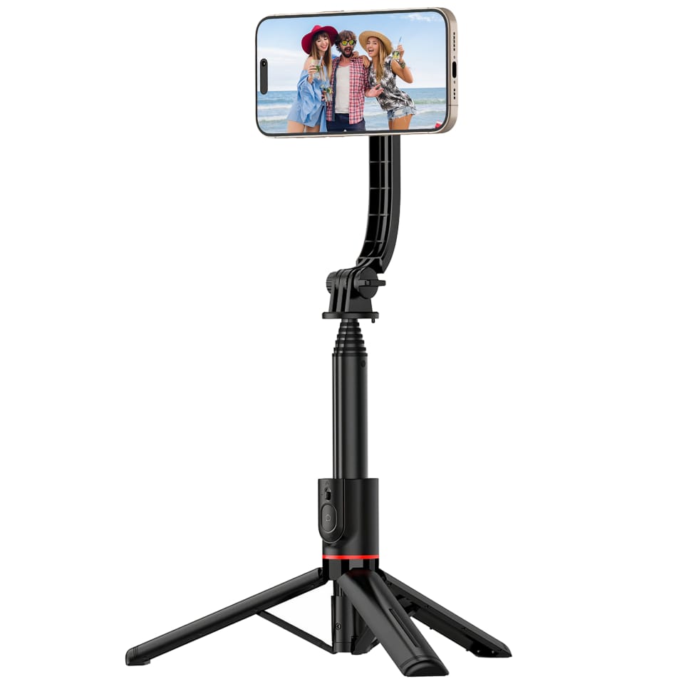 Selfie stick kijek Statyw Tripod uchwyt magnetyczny do telefonu zdjęć + Pilot Bluetooth Yesido SF19 Magnetic czarny