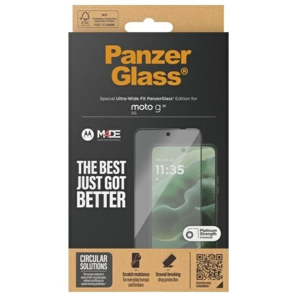 PanzerGlass Motorola moto g35 5G Screen  Protection Ultra-Wide Fit 6596