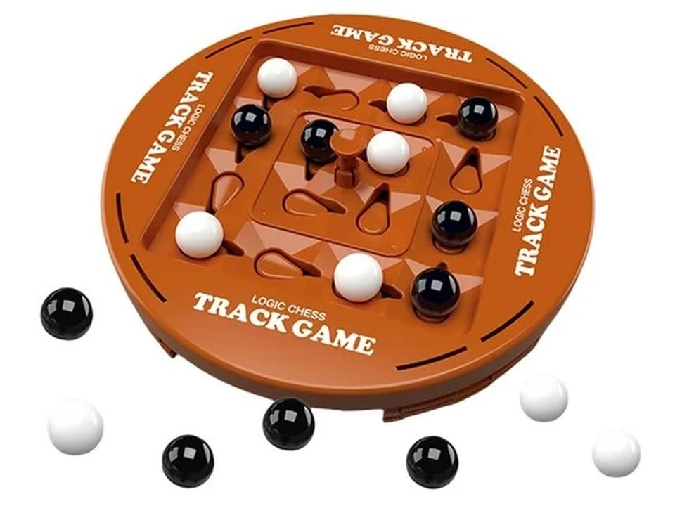 Gra planszowa, strategiczna Szachy Logiczne  "Track game" 4 W Rzędzie