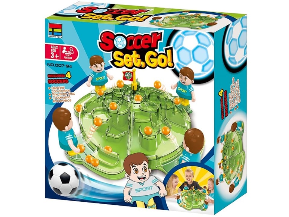 Rodzinna gra zręcznościowa, planszowa PIŁKA NOŻNA "Soccer Set, Go! mini Piłkarzyki