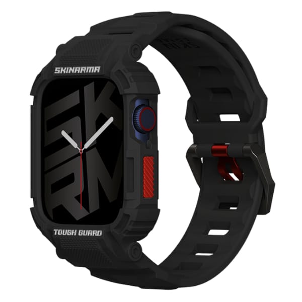 Skinarma pasek+etui Mecha 2in1 Apple     Watch 45/44mm czarny/black