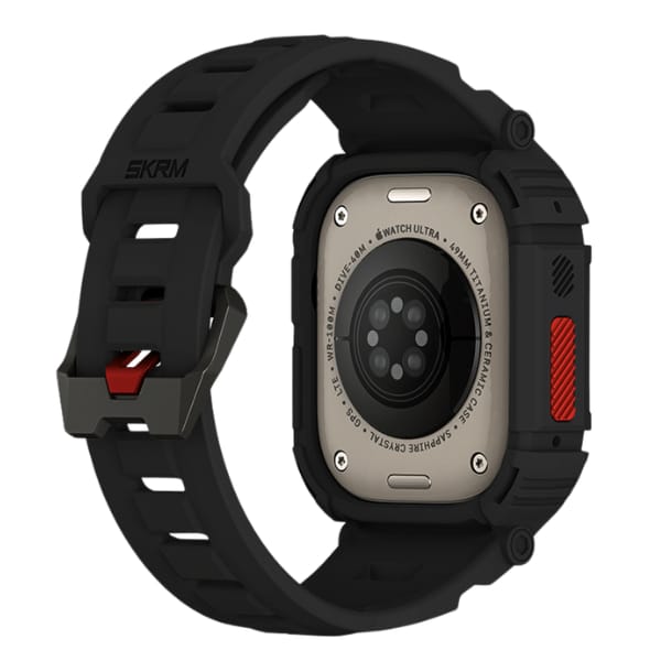 Skinarma pasek+etui Mecha 2in1 Apple     Watch 49mm czarny/black