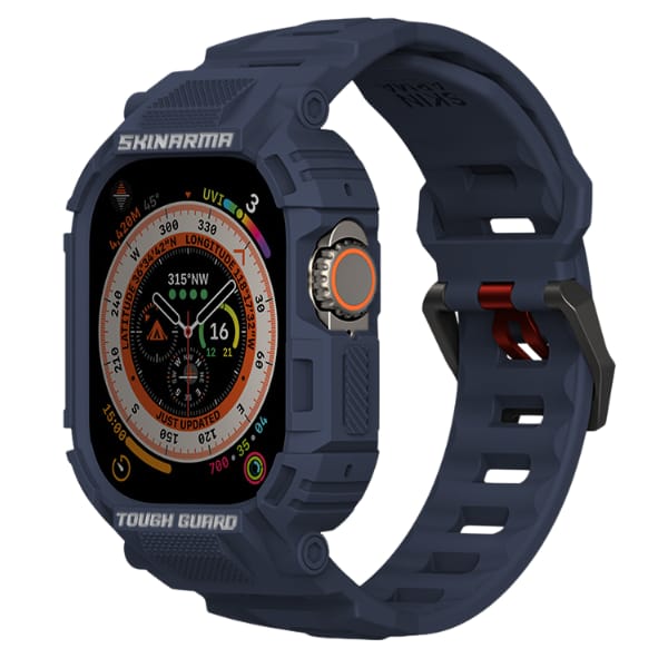 Skinarma pasek+etui Mecha 2in1 Apple     Watch 49mm granatowy/navy