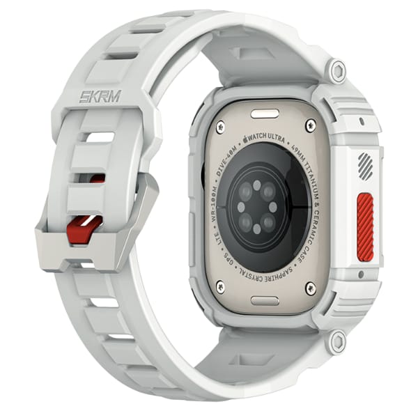 Skinarma pasek+etui Mecha 2in1 Apple     Watch 49mm jasno szary/light grey