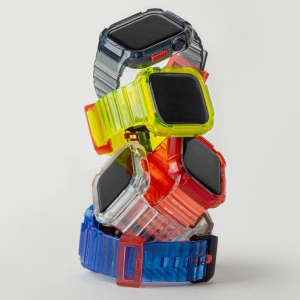 Skinarma pasek+etui Saido 2in1 Apple      Watch 45/44mm przezroczysty/clear