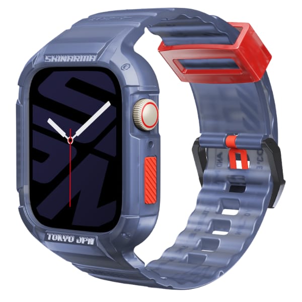 Skinarma pasek+etui Saido 2in1 Apple     Watch 45/44mm ciemno niebieski/dark blue
